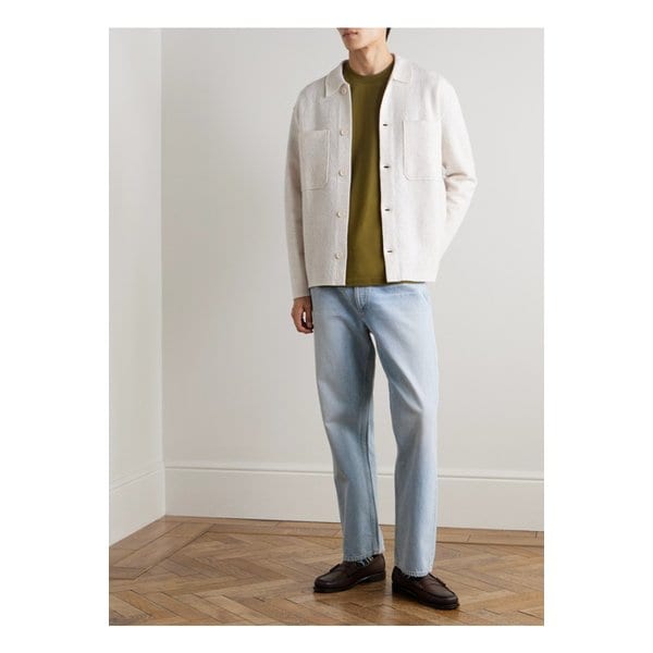 NN.07 아담 3209 로고 자수 피마 코튼 저지 티셔츠 46376663162896393