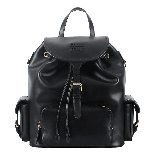 [시흥점] 26SS 로고 레더 백팩 라지 (5BZ042 2CRW F0002)