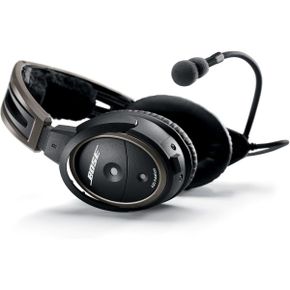 미국 보스 헤드셋 Bose A20 Aviation Headset with Bluetooth Dual Plug Cable 블랙 1681728