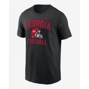 Georgia Bulldogs Campus 풋볼 Helmet 맨즈 나이키 컬리지 티셔츠 N19900ANGB STT