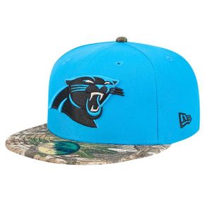 [해외] 1089897 NFL Carolina Panthers Blue Active TwoTone Camo 59FIFTY Fitted Hat