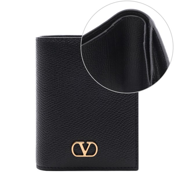 [부산점] 25FW 여성 브이로고 시그니처 반지갑 (7W2P0AJ5 SNP 0NO 25F)