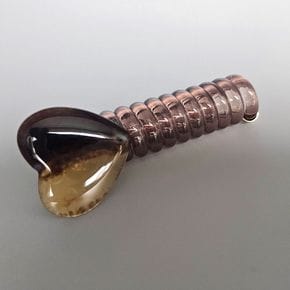 하트 포니테일 헤어링 전화선 스프링 고무줄 머리끈