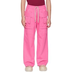 키즈 핑크 크리치 카고 팬츠 BG01C7394 RIG HOT PINK