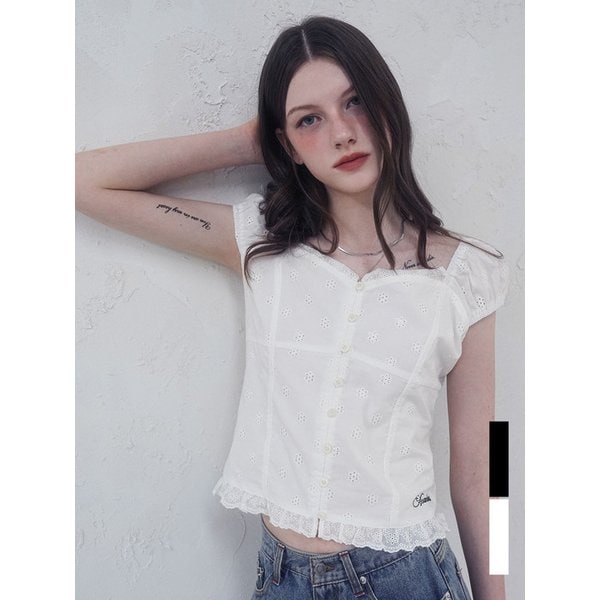 Misty Bow Blouse - 2COL