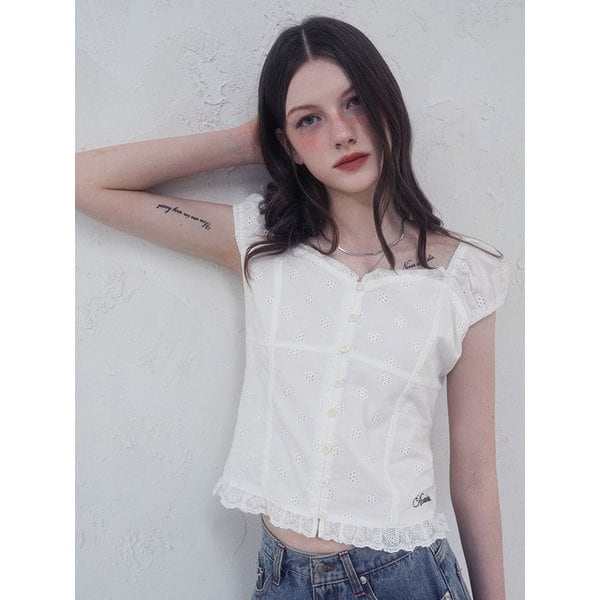 Misty Bow Blouse - 2COL