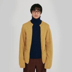 ZOMME Layered Knit Pullover - Mustard