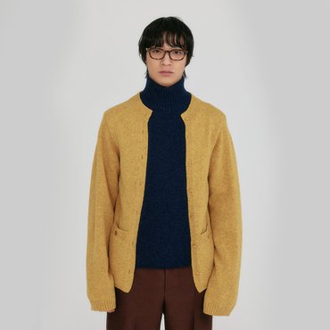 EENK ZOMME Layered Knit Pullover - Mustard