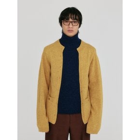 ZOMME Layered Knit Pullover - Mustard