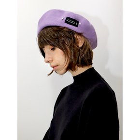 퍼플 비즈 베레모_ Purple Beads Beret