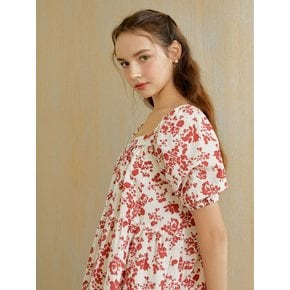 Square floral mini ops (red)