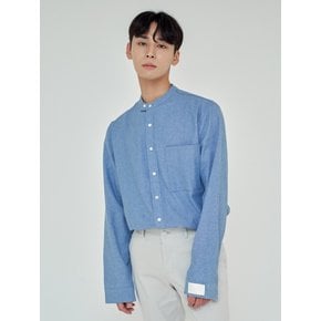 COMFORT NON-COLLAR SKY SHIRTS LIGHT BLUE