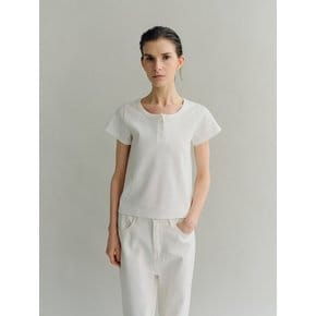 Henlyneck t-shirt Ivory