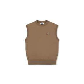 Women Crewneck Knit Vest_WWWAA24602LBR