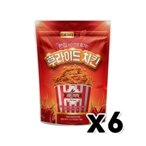 bbq 후라이드치킨 레드착착 한입사이즈안주 30g x 6개