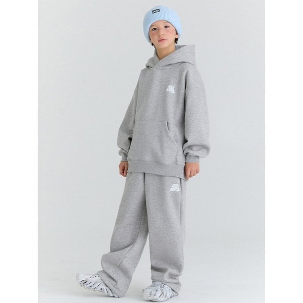 E57 기모 웨이브후드 셋업 (그레이)