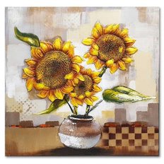 /익스트리모 홈스타일링 GIRASOL 유화액자 62x62x6cm 1719741