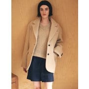 Alpaca Wool Blazer Coat_2color