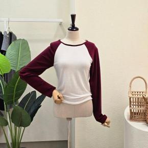 FF6I9TS5014 배색 레글런 라운드 티셔츠