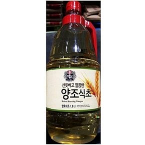 양조식초 양조식초(백설 1.8L)X8 식초 소스 양념 조미