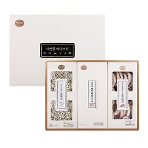[명절이후 순차발송][바다소리] 보람10호 선물세트 멸치+국물팩+표고버섯 (쇼핑백동봉)
