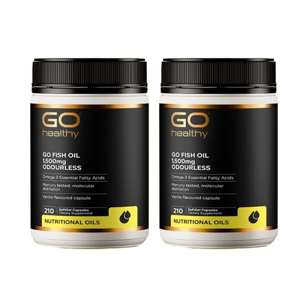 고헬씨 피쉬 오일 Go Healthy Fish Oil 1500 210 2개