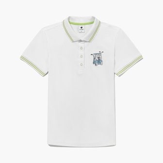 르꼬끄골프 [여주점] [콜라보_하이다나]여성 피케 티셔츠 GQ222LTS61 WHTE