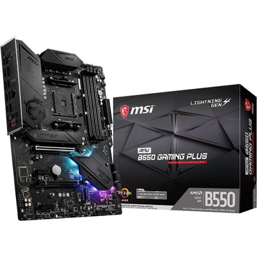  MSI 메인보드 MPG B550 GAMING PLUSA ATX AMD B550 칩셋 Ryzen 5000 시리즈 프로세서 MB5873