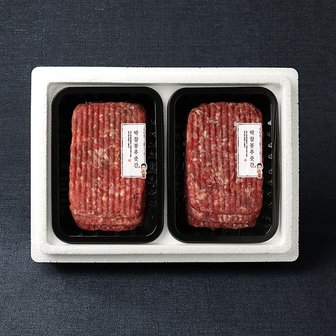 박참봉푸줏간 한우 떡갈비 선물세트 1호 720g (360g x 2팩)