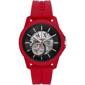 미국 알마니 시계 AX Armani Exchange Mens Automatic SelfWinding 워치 with 레더 Silicone or