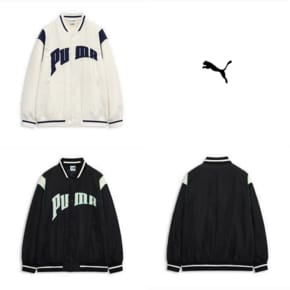 940491 // PUMA 푸마 남여공용포 더 팬베이스 바시티 자켓 FOR THE FANBASE Varsity Jacket
