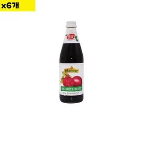 파너 유기농 착즙 비트루트 주스 500ml x6개