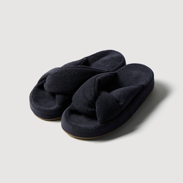 메모리폼 아치 지압 꼬임 거실화_230-245_차콜 J616901001385