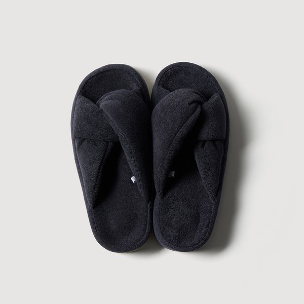 메모리폼 아치 지압 꼬임 거실화_230-245_차콜 J616901001385