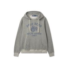 폴로 RALPH LAUREN 폴로 베어 플리스 후디 - 그레이 108223585