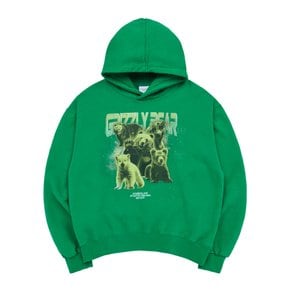 GRIZZLY BEAR HOODIE GREEN-그리즐리베어