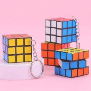 /호사문구 아트필드 미니 큐브 키링