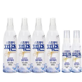 피죤 리치퍼퓸 섬유탈취제 80ml x 2 + 200ml x 4 - 아이스플라워.