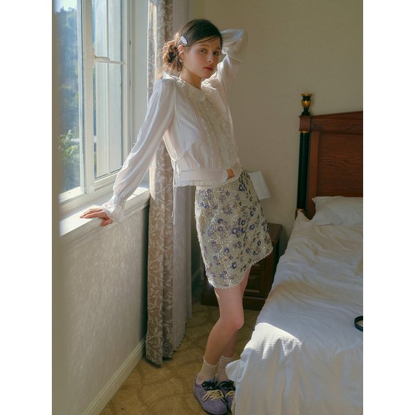 Cest_Frill doll collar white shirt
