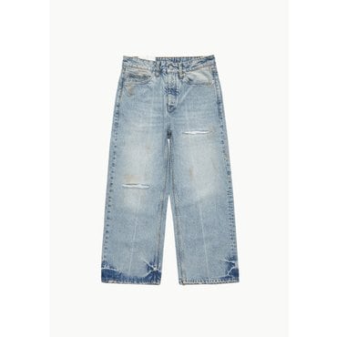 샵아모멘토 호프 24SS DROP JEANS IN DIRTY LIGHT BLUE