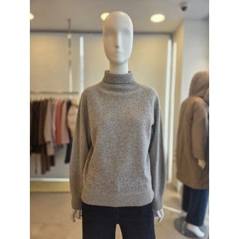 더아이잗 [여주점] [더 아이잗] 여성 라쿤 블렌드 홀가먼트 하이넥 니트(IRBA1PO091)