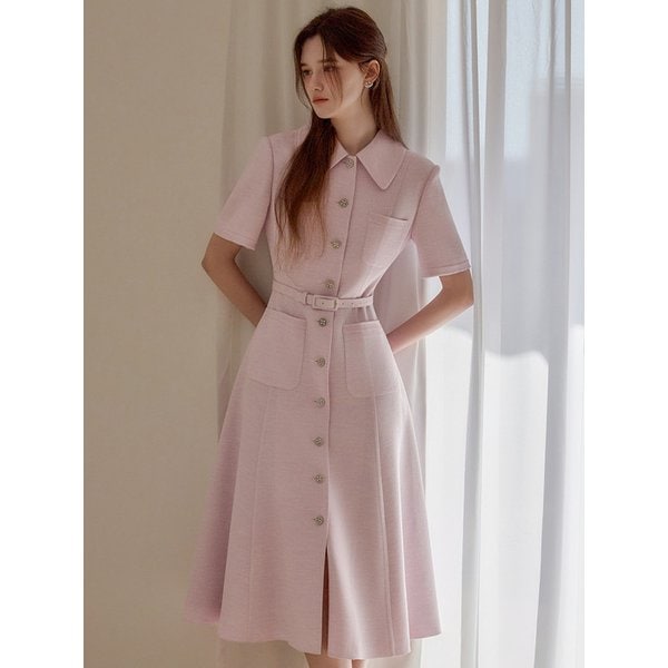 [Y]SS Calla133 쉬비긴즈 마야 트위드 원피스 라벤더