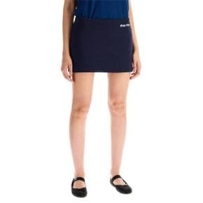 Mini skirt MMG505 14SJ BLEU