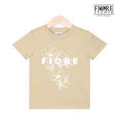 피오레스튜디오 키즈 에센셜 반팔티셔츠 (FSK SST 060) BEIGE