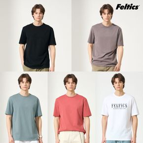 남성 컴포터블 라운드 티셔츠 5종[35124765]
