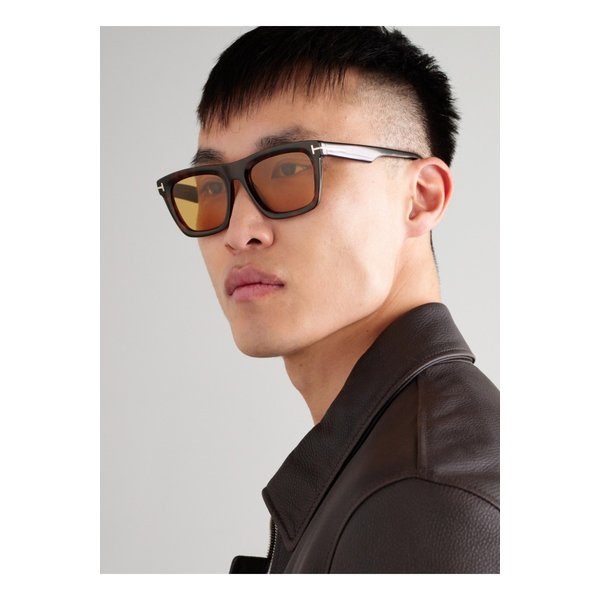 렐리오 스퀘어 프레임 톨토이즈셸 아세테이트 선글라스 1647597359547008