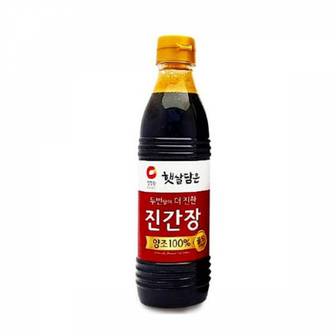 제이큐 기타간장 간장 MY 진간장골드500ml 청정원 두번달인 진간장골드500ml- X ( 2매입 )