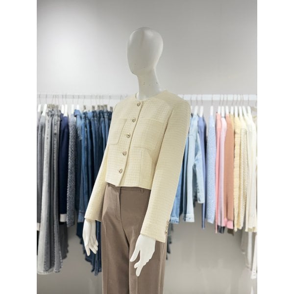 [파주점] 라운드 울 블렌드 트위드자켓 SWWJKP11700