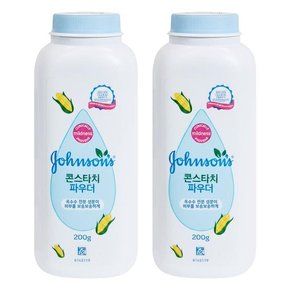 [MENVR6LV_64_64]파우더 존슨즈베이비파우더 X 200g 2개 (49391718)