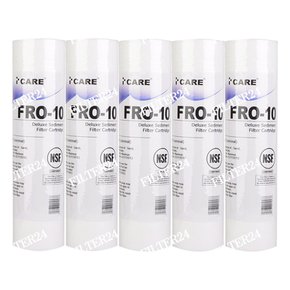 FRO-10 하우징용 침전필터 250mm 5미크론 5개 SET [불순물 제거용]